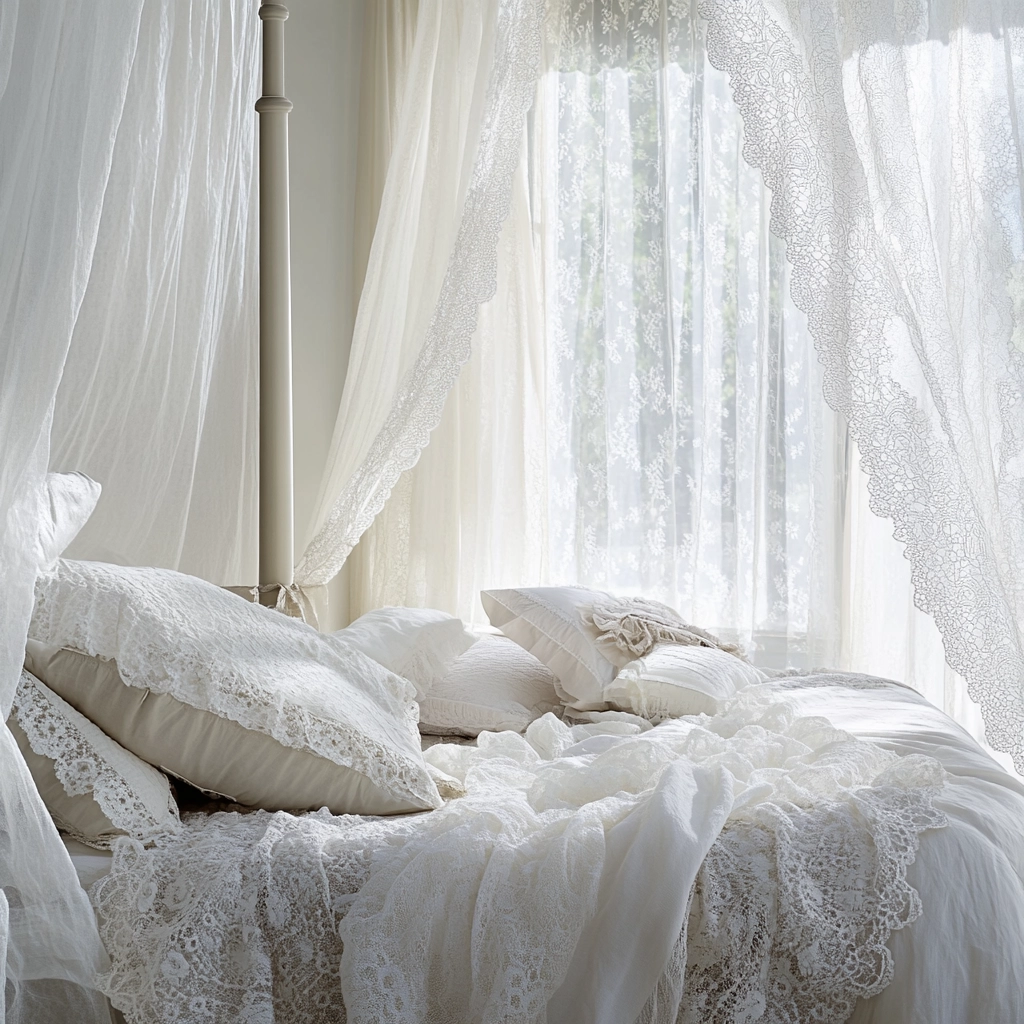 feminine farmhouse bedroom 60