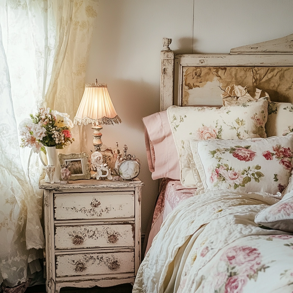 feminine farmhouse bedroom 64
