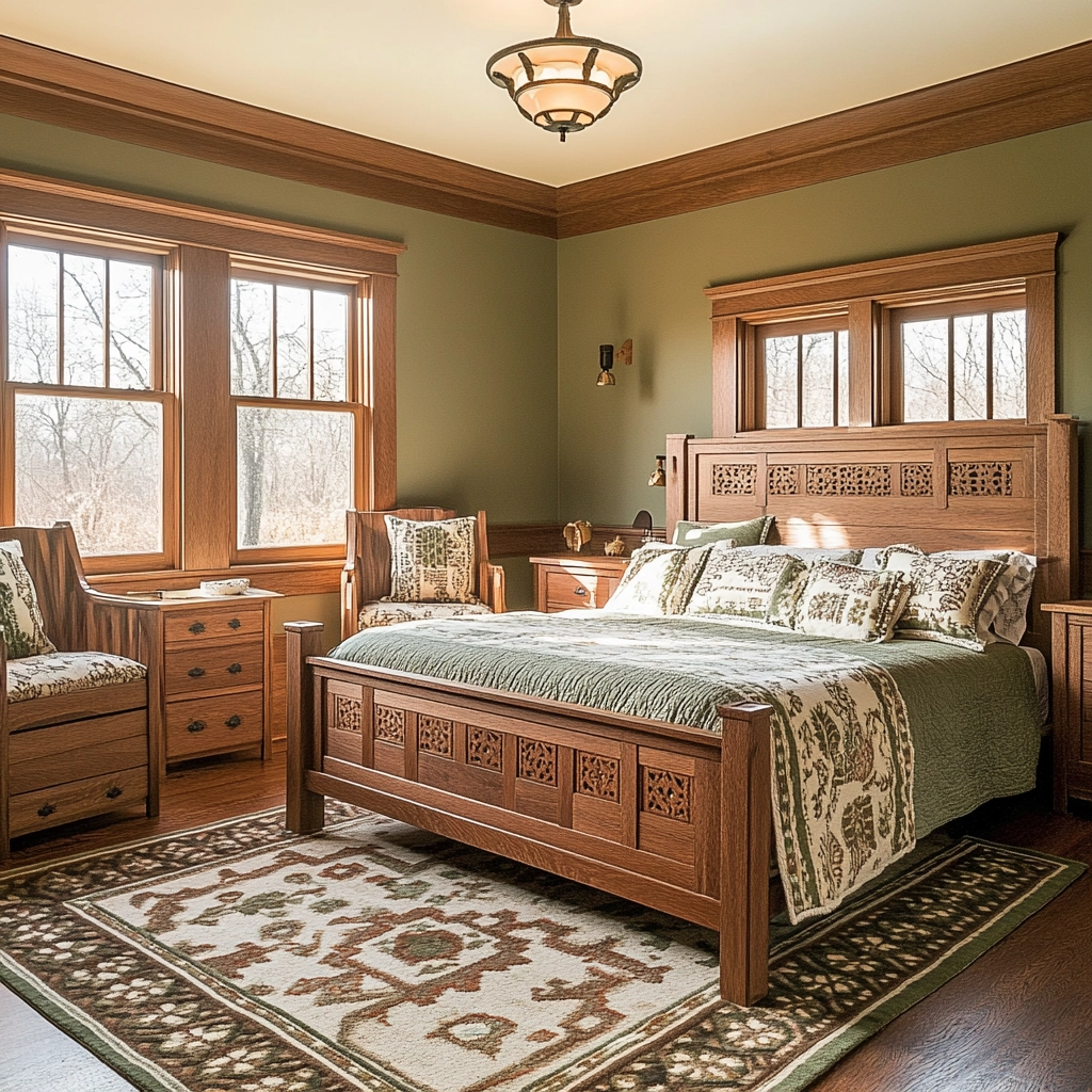 feminine farmhouse bedroom 74