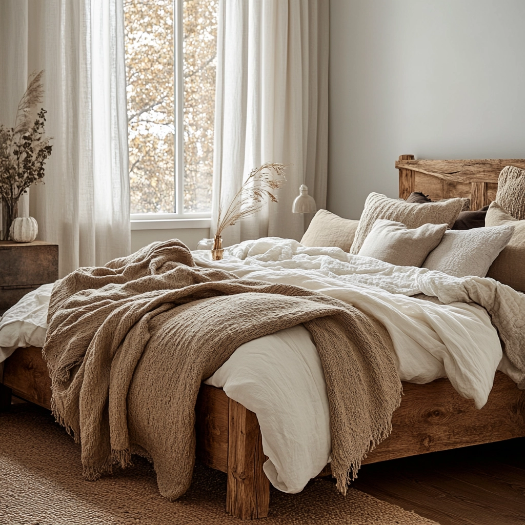 feminine farmhouse bedroom 79