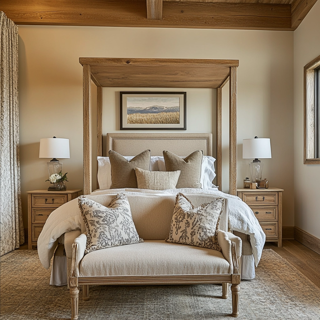 french farmhouse bedroom 47