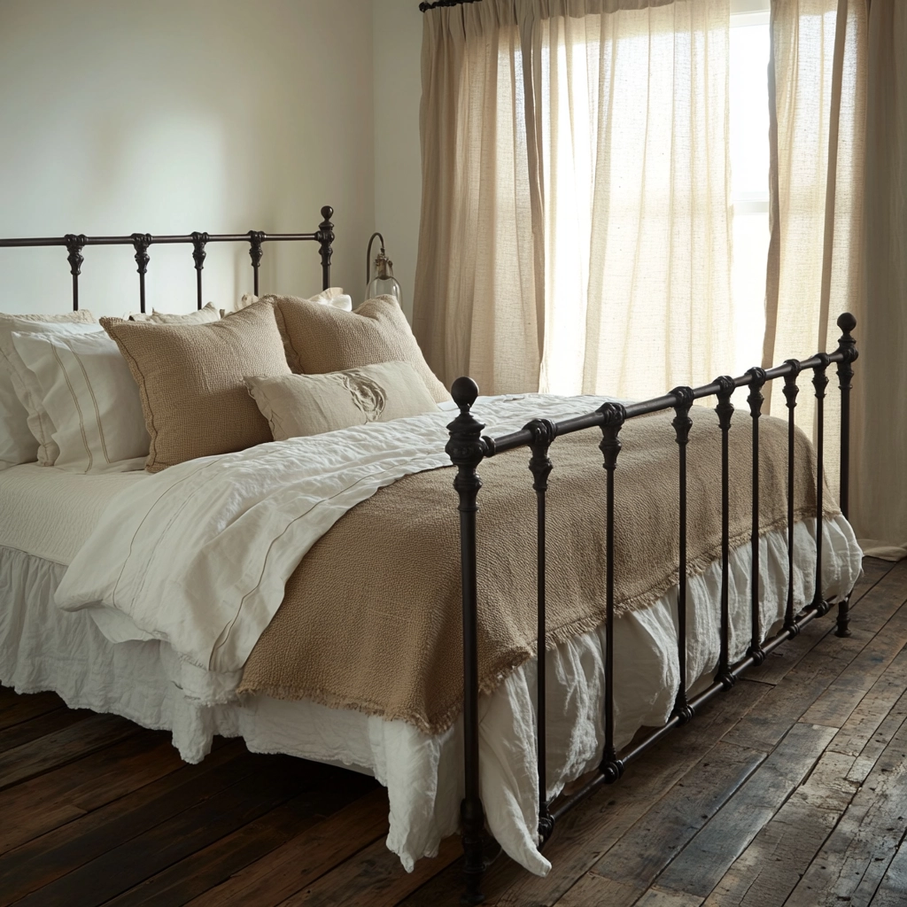 french farmhouse bedroom decor 12