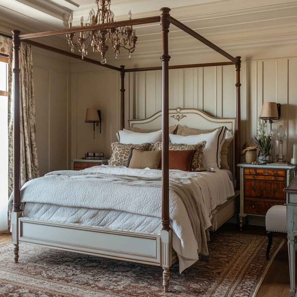 french farmhouse bedroom decor 17