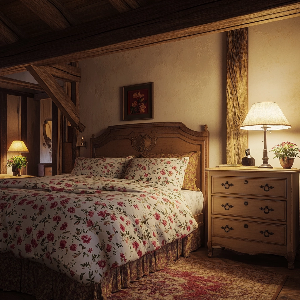 french farmhouse bedroom decor 33