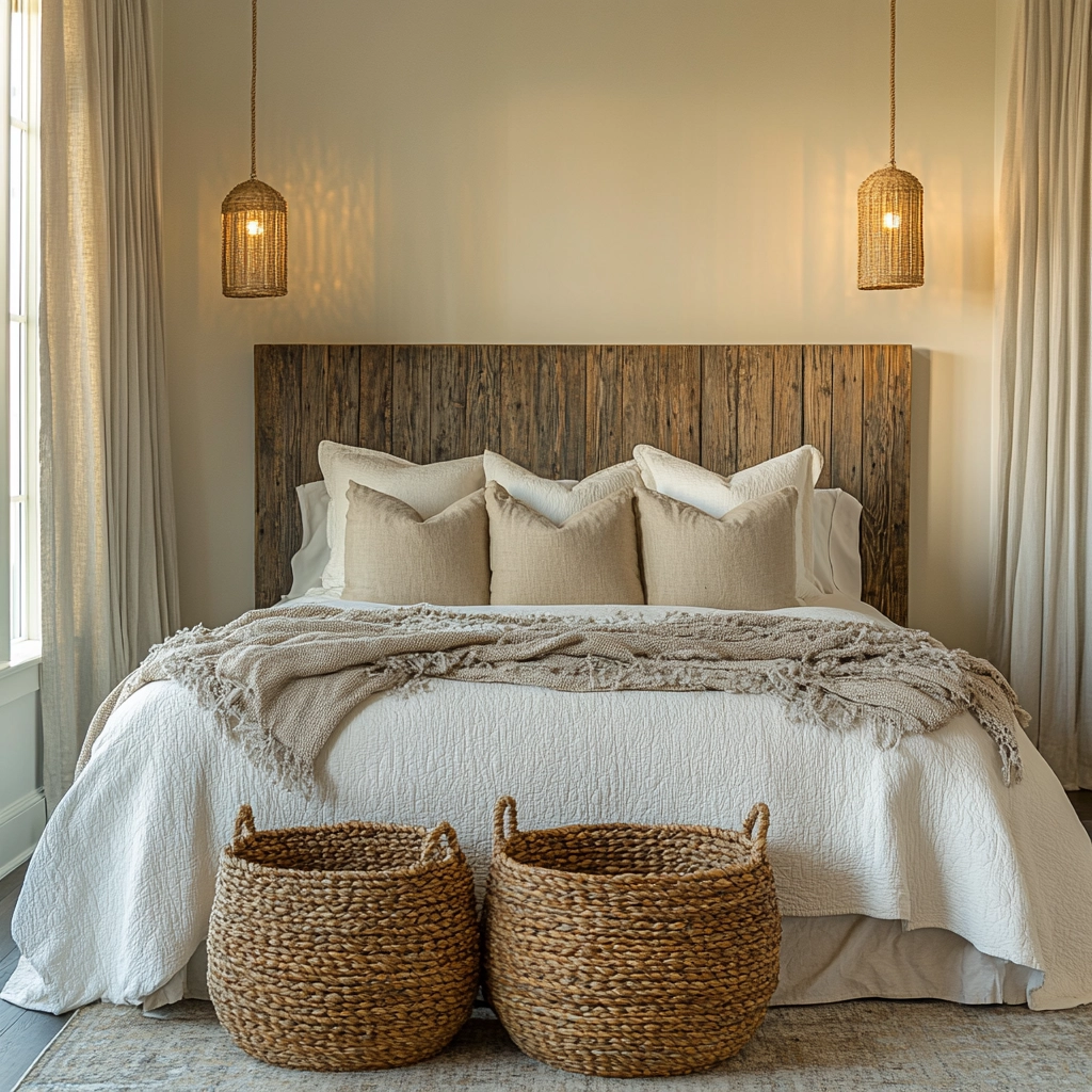 french farmhouse bedroom ideas 22
