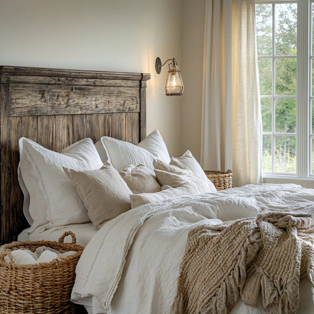 french farmhouse bedroom ideas 23
