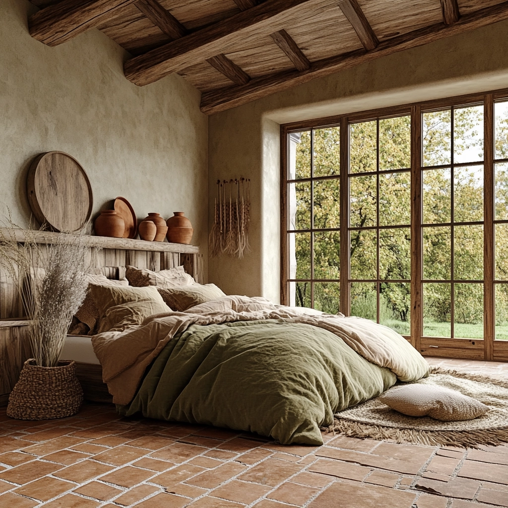 french farmhouse bedroom ideas 53