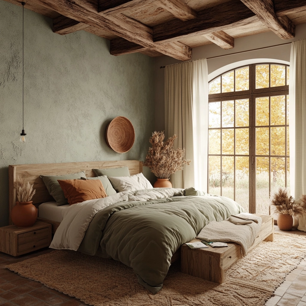 french farmhouse bedroom ideas 56
