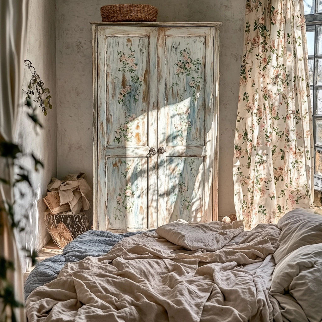 french farmhouse bedroom ideas 64