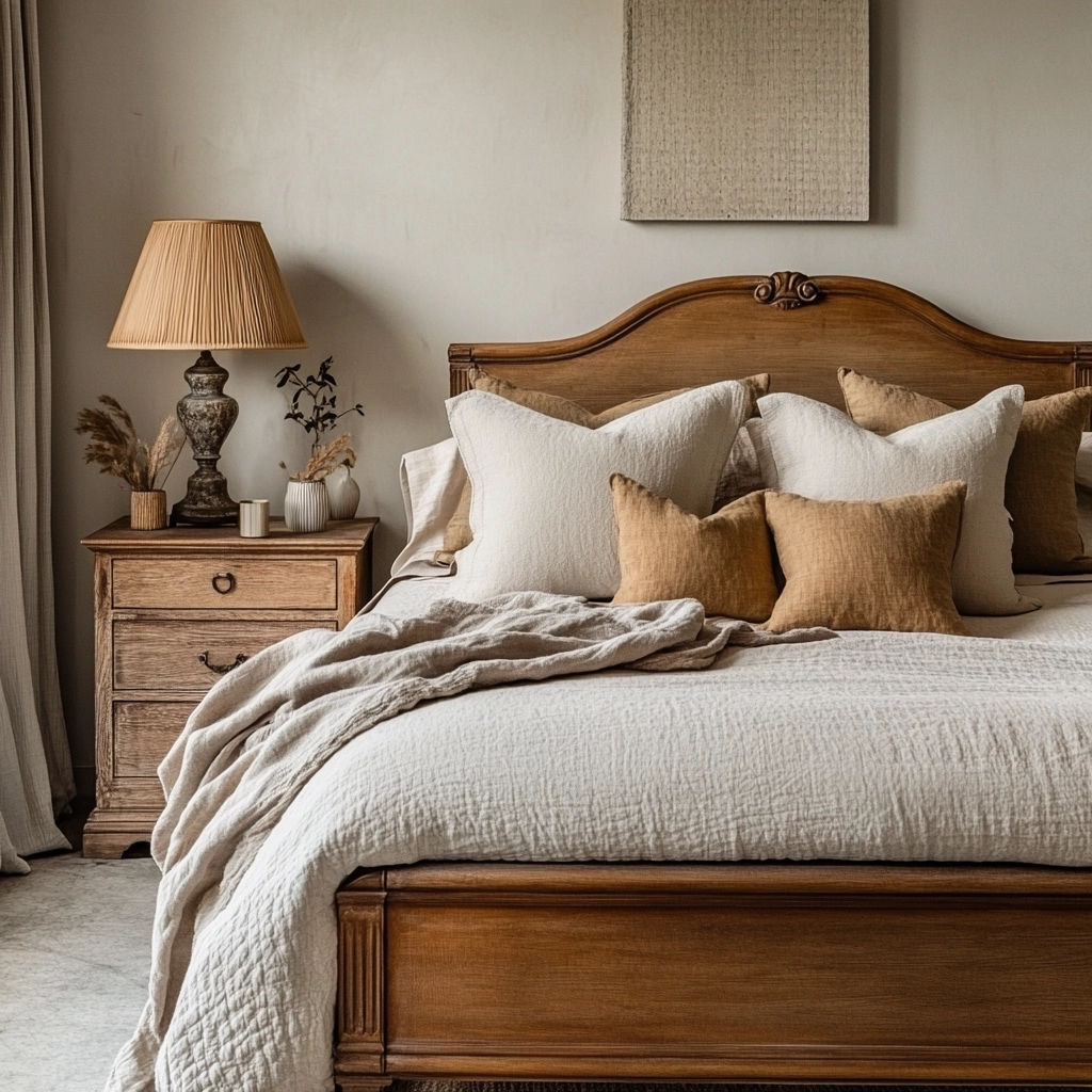 french farmhouse bedroom ideas 65