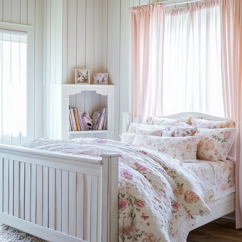 girls farmhouse bedroom 2