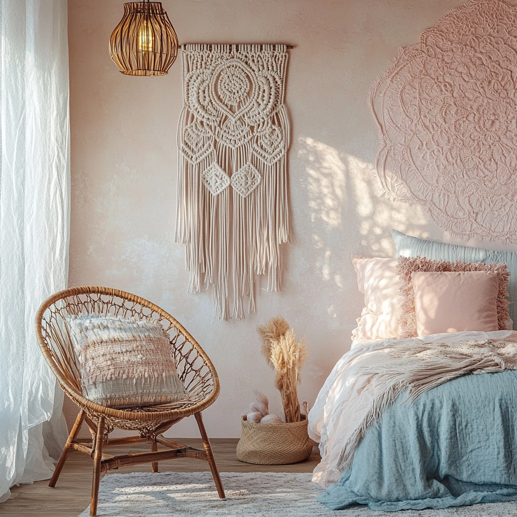 girly farmhouse bedroom 10