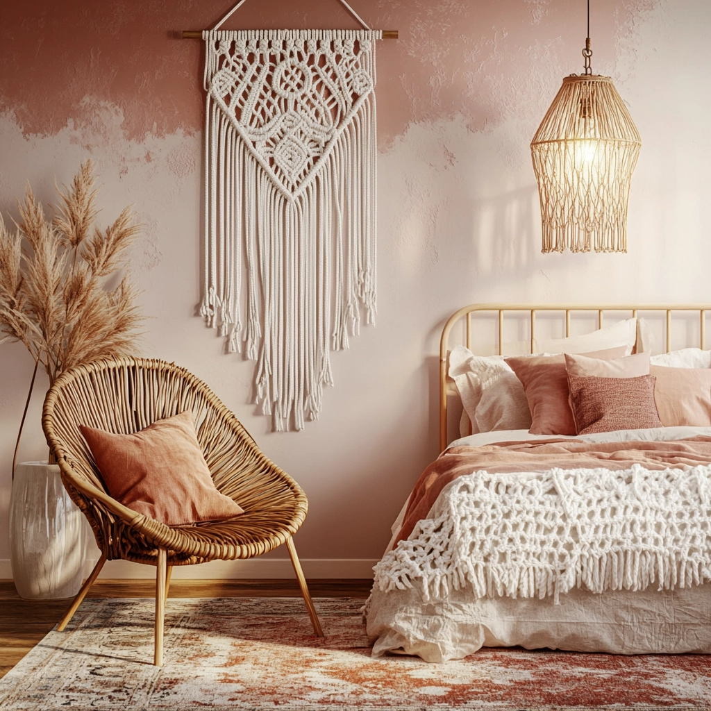 girly farmhouse bedroom 12