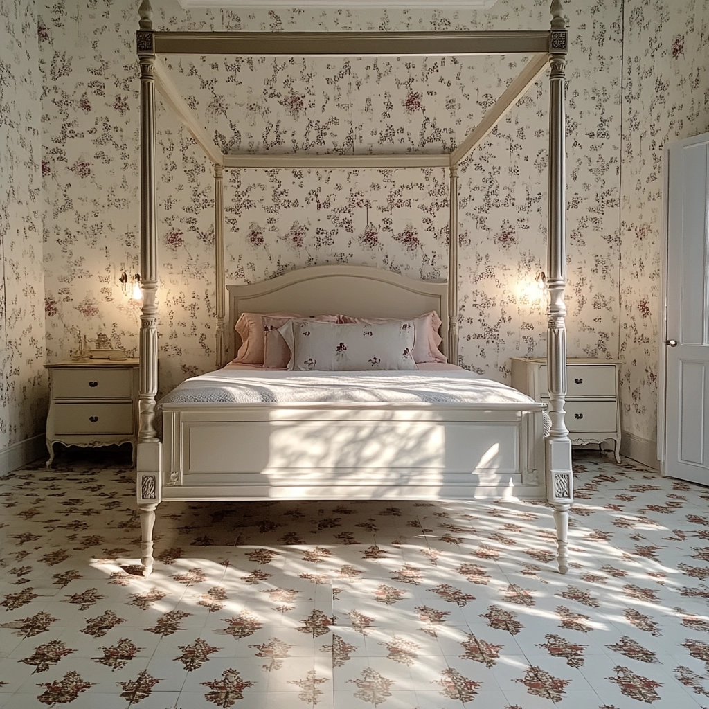 girly farmhouse bedroom 17