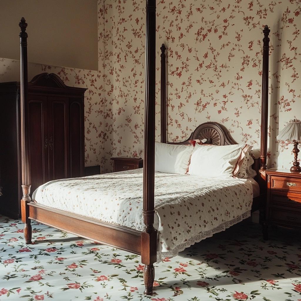 girly farmhouse bedroom 19