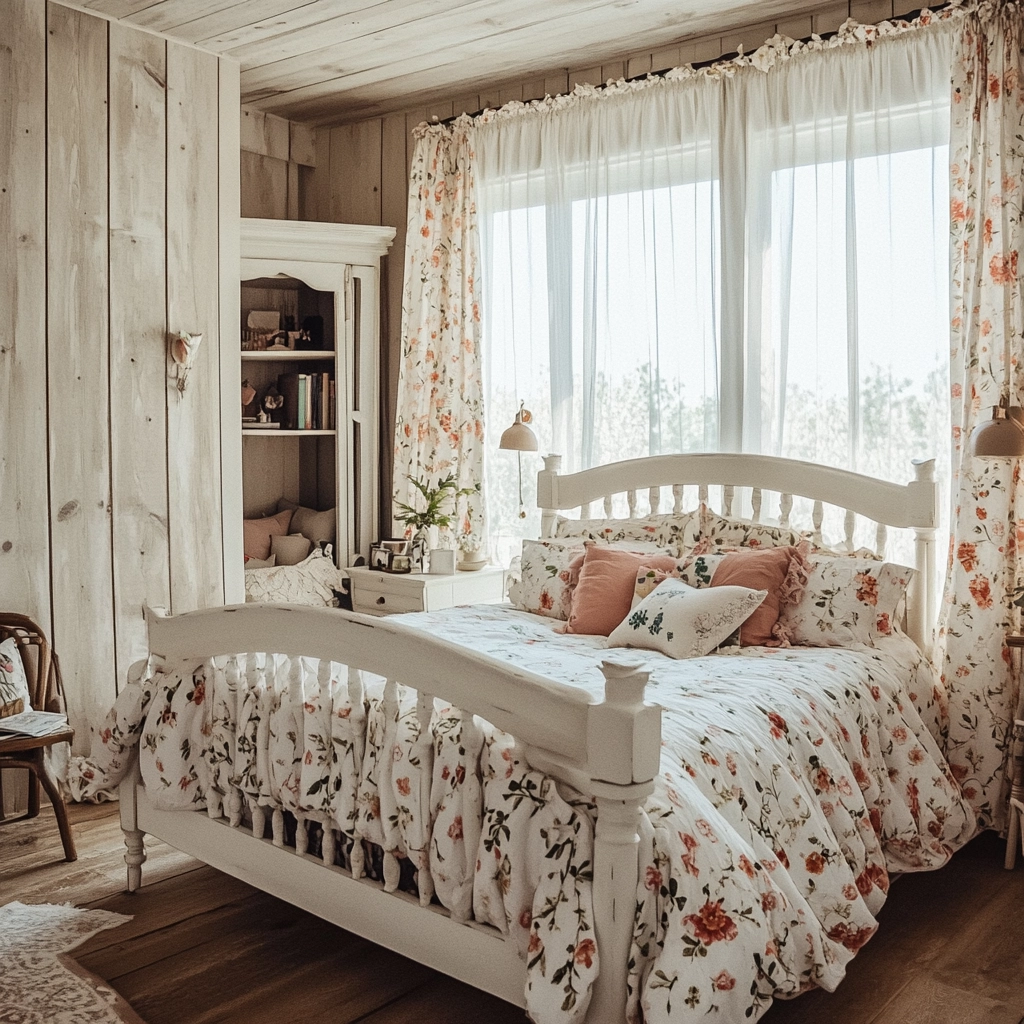 girly farmhouse bedroom 3