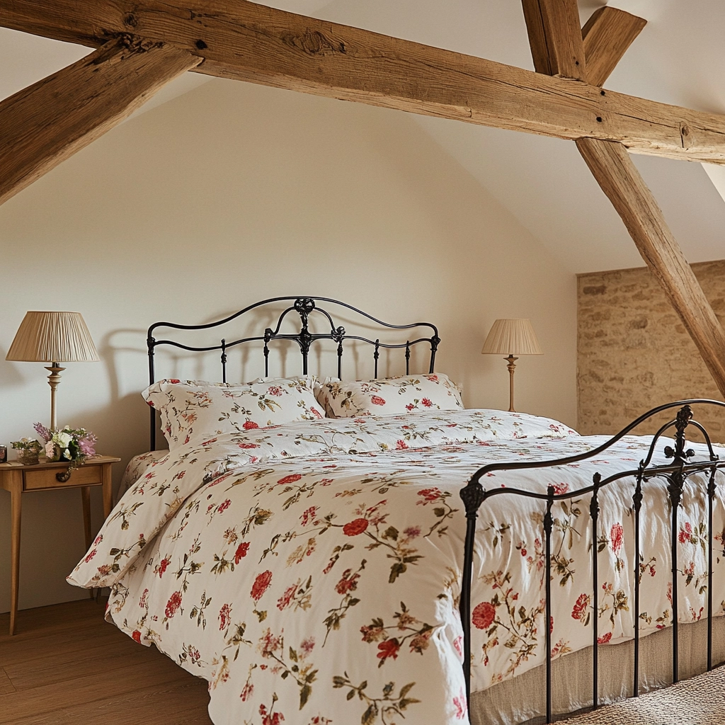 girly farmhouse bedroom 32