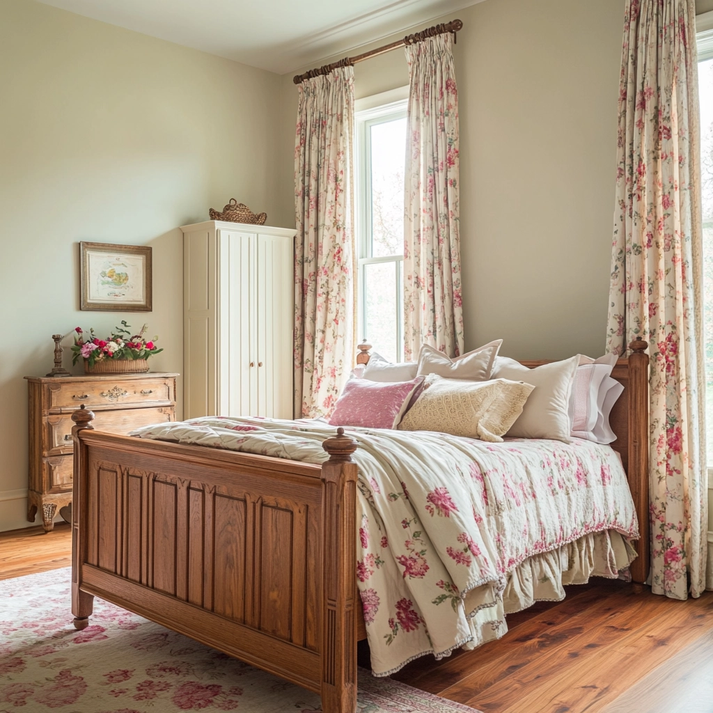 girly farmhouse bedroom 60