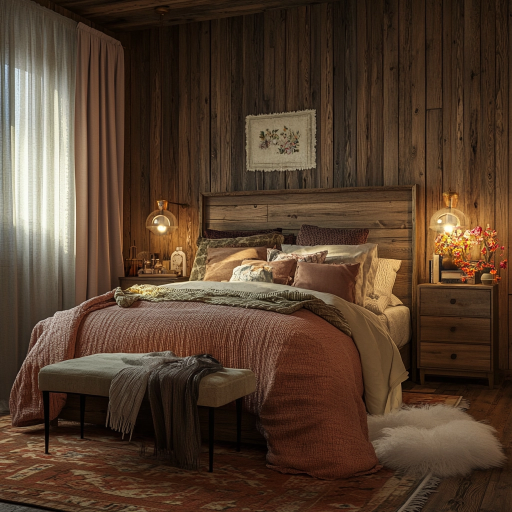 girly farmhouse bedroom 64