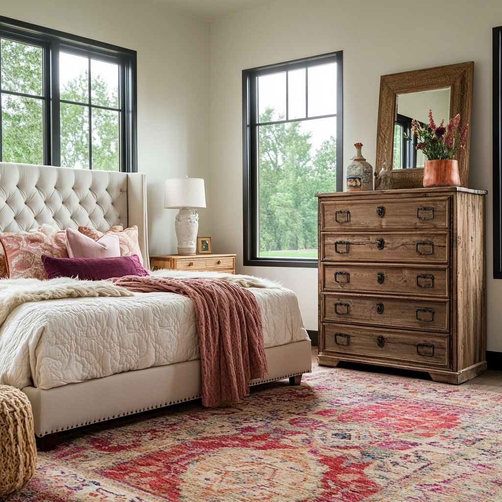 girly farmhouse bedroom 7