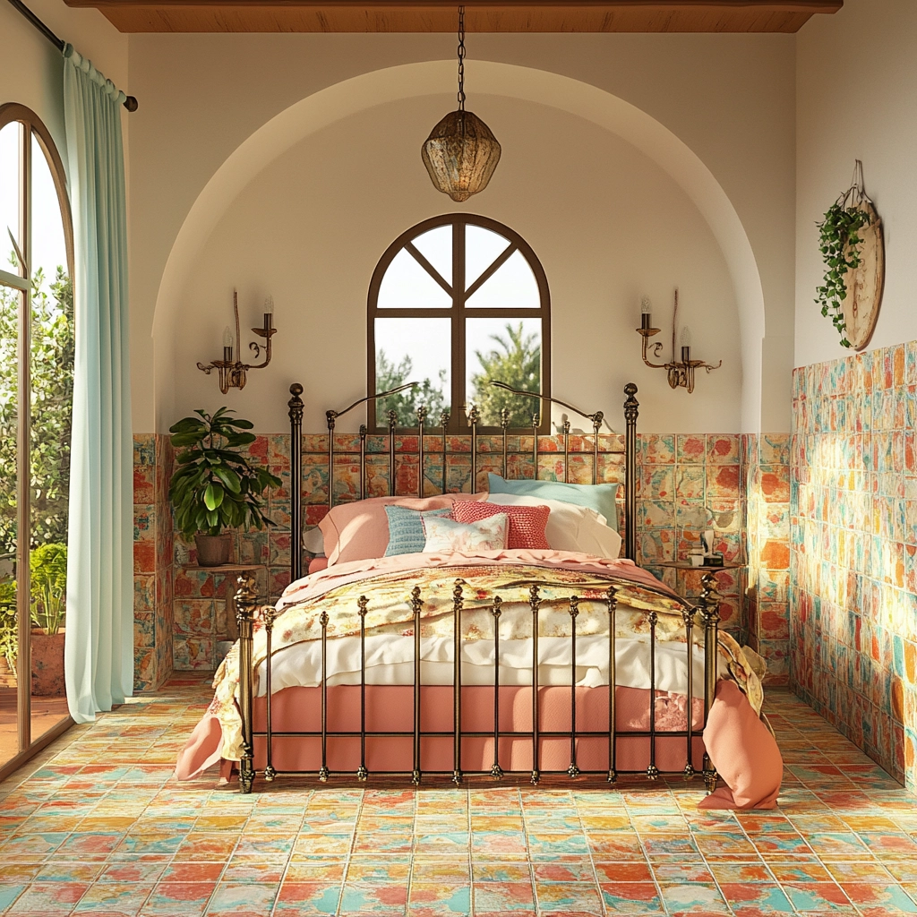 girly farmhouse bedroom 79