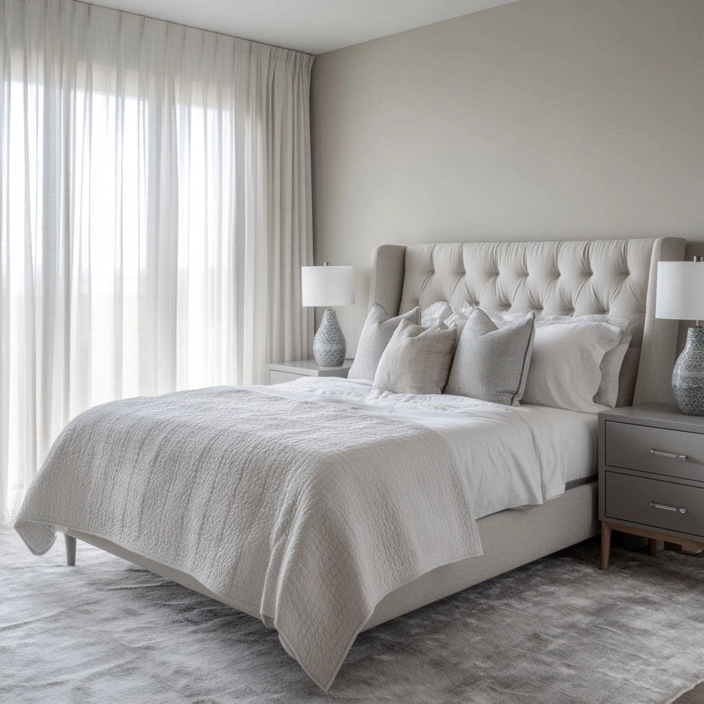 gray farmhouse bedroom 10