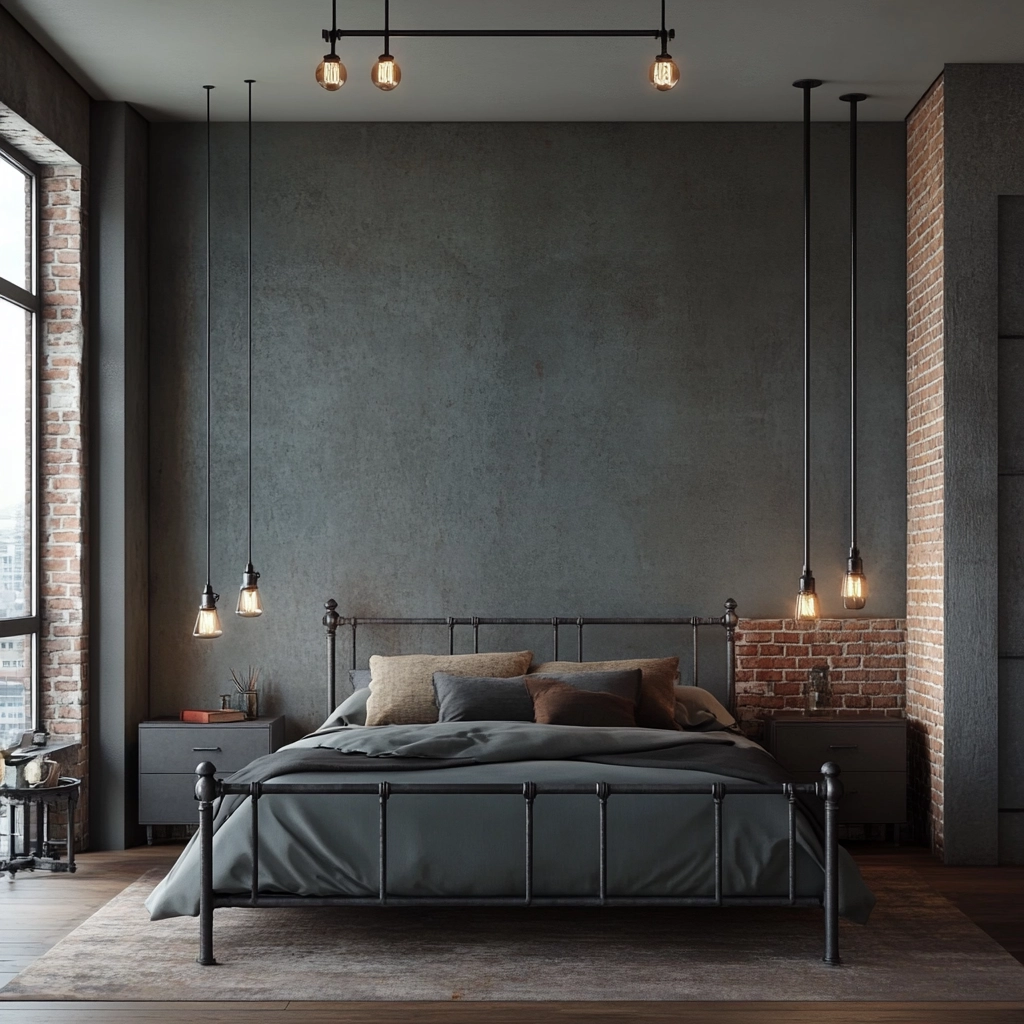 gray farmhouse bedroom 13