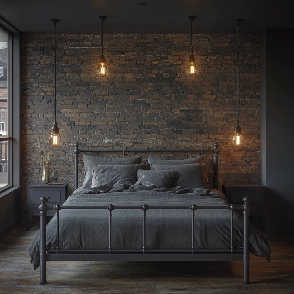 gray farmhouse bedroom 15