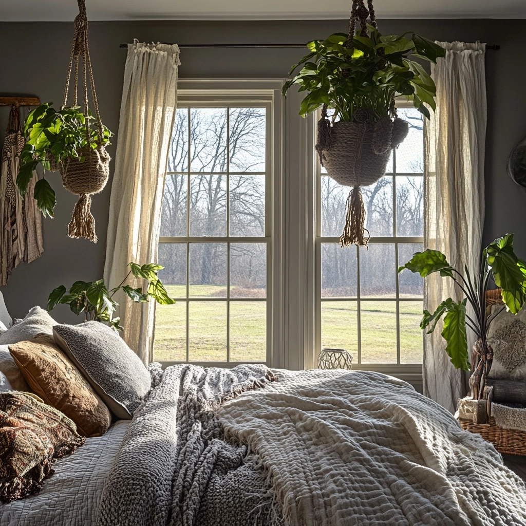 gray farmhouse bedroom 18