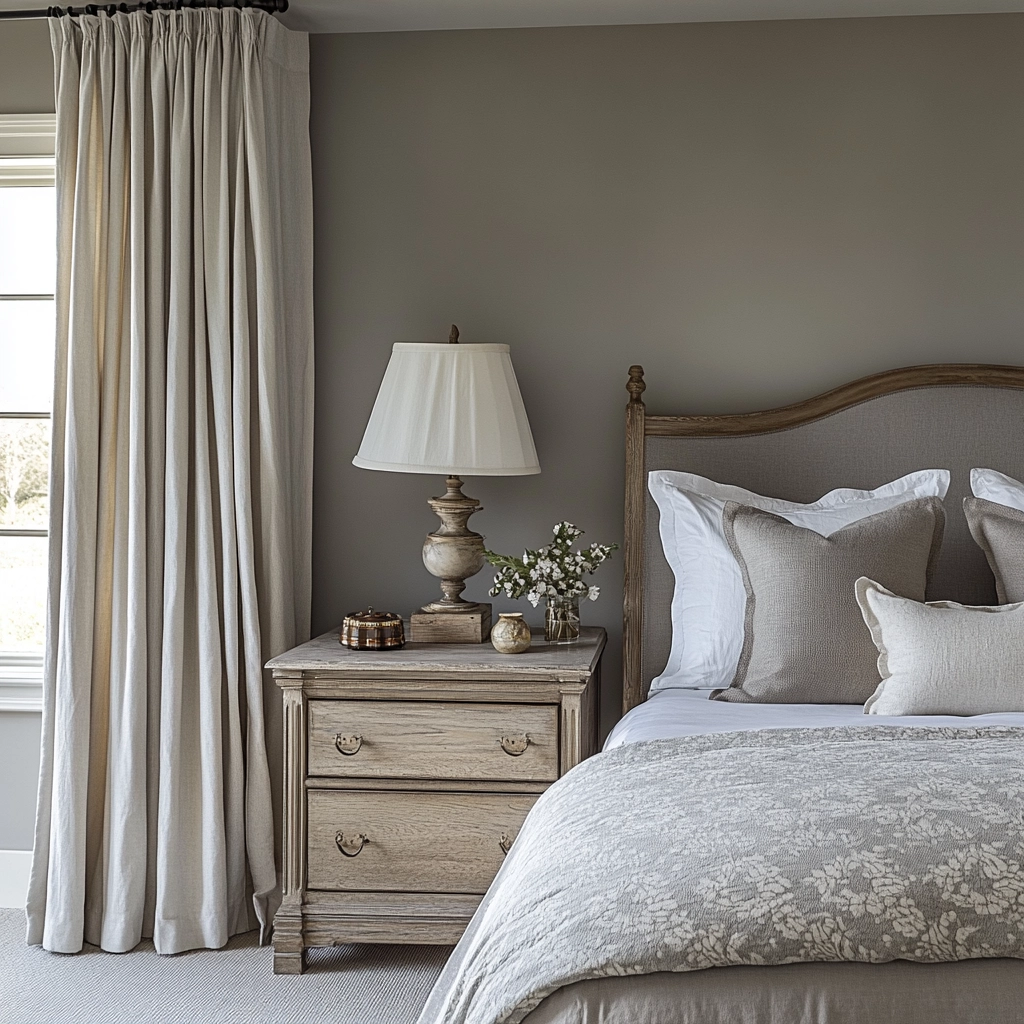 gray farmhouse bedroom 21
