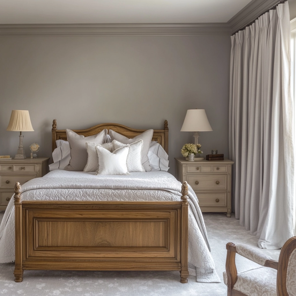 gray farmhouse bedroom 22