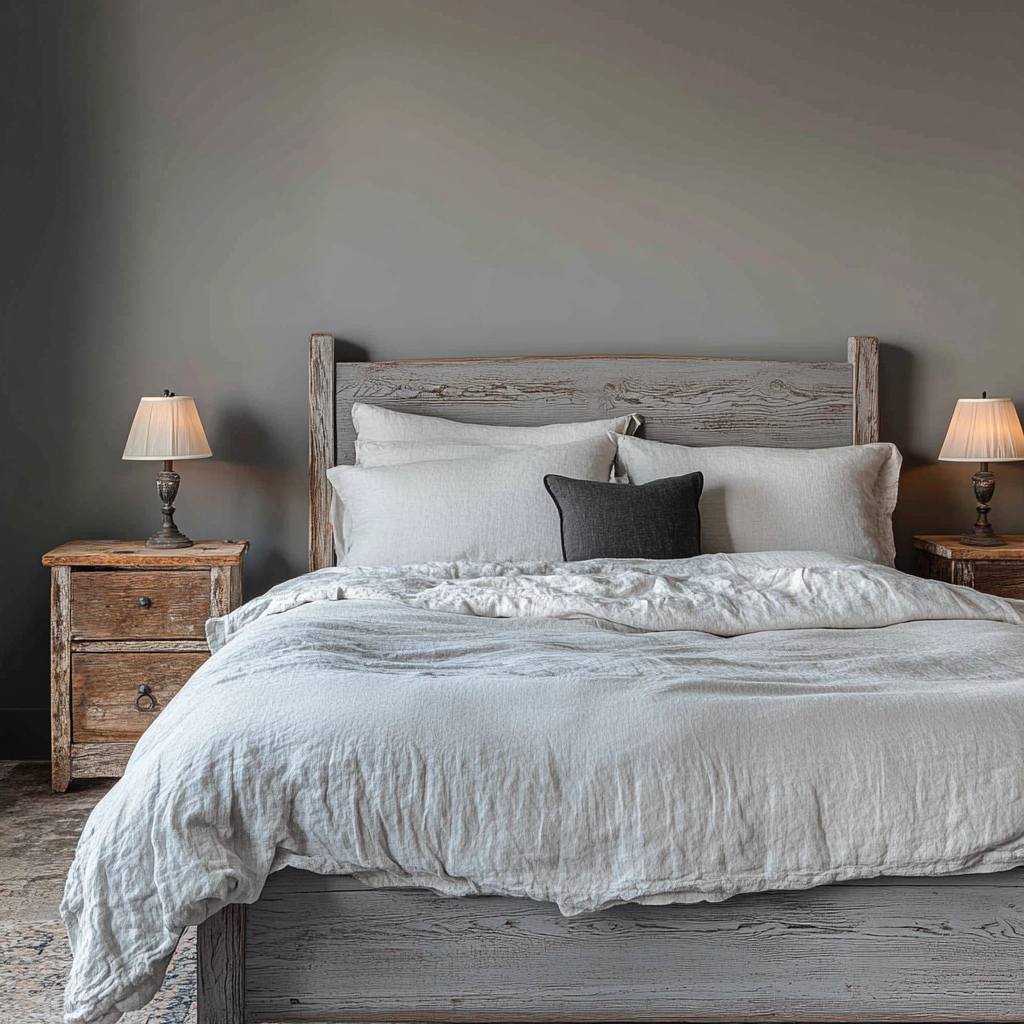 gray farmhouse bedroom 3