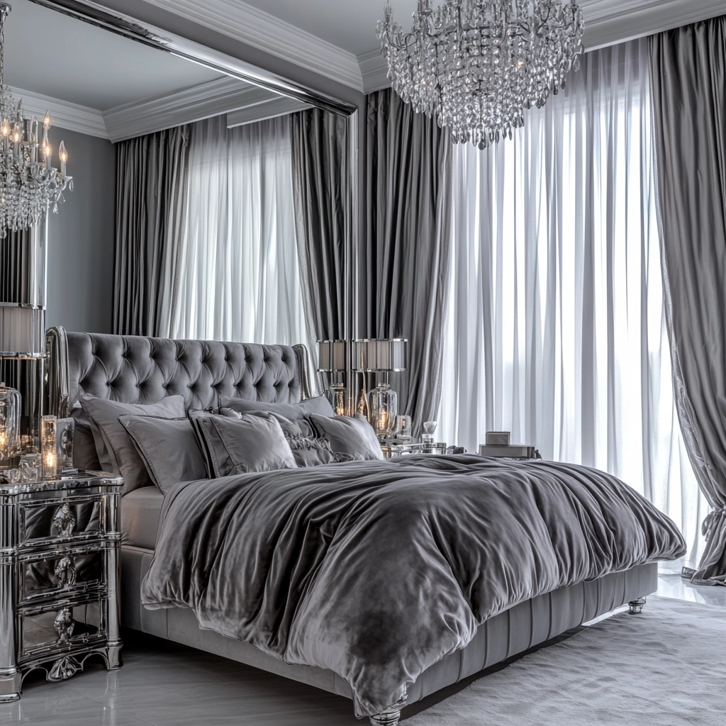 gray farmhouse bedroom 34