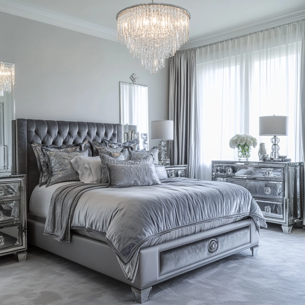 gray farmhouse bedroom 35