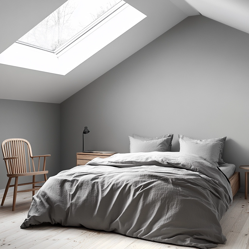 gray farmhouse bedroom 41