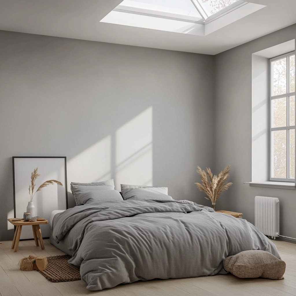 gray farmhouse bedroom 42