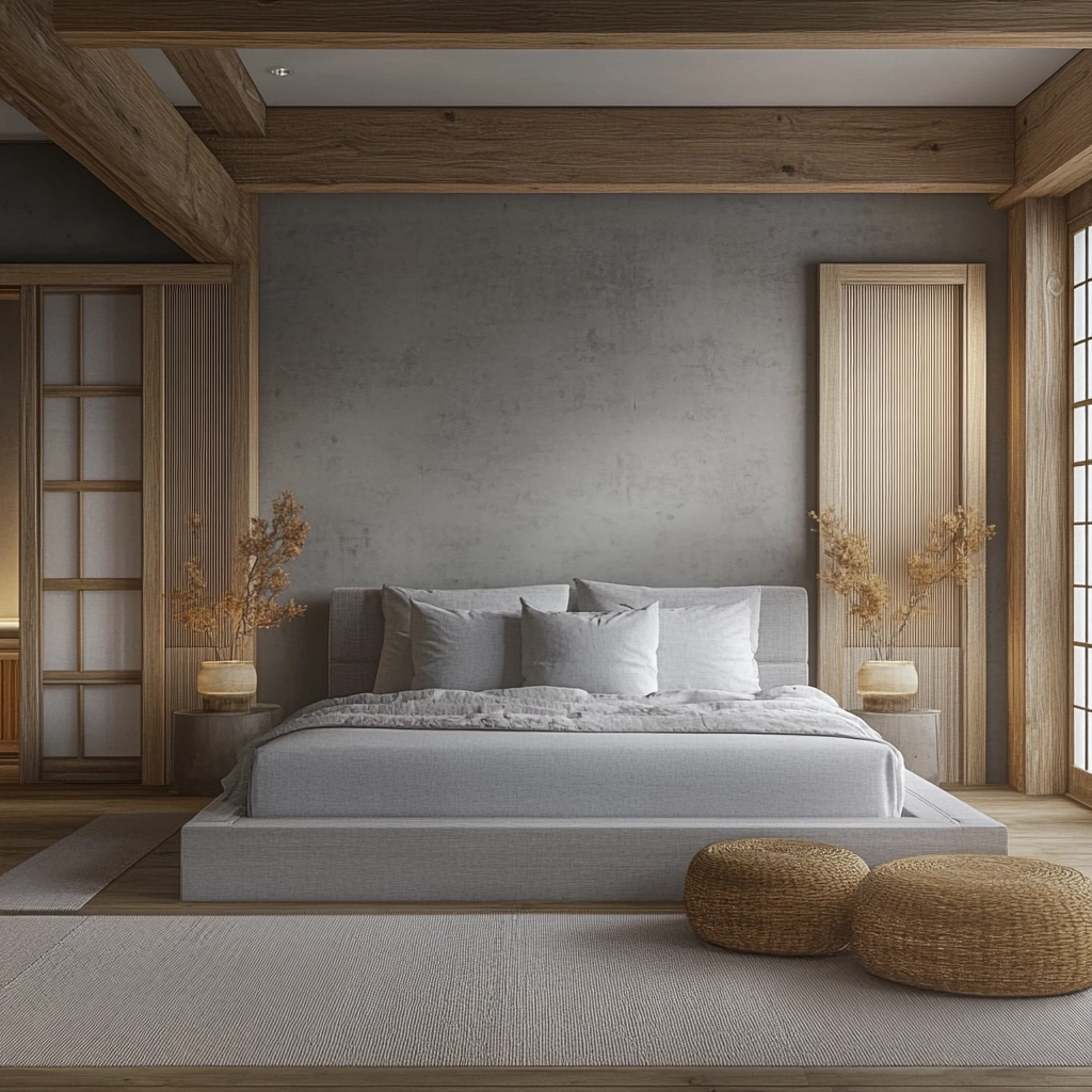 gray farmhouse bedroom 53