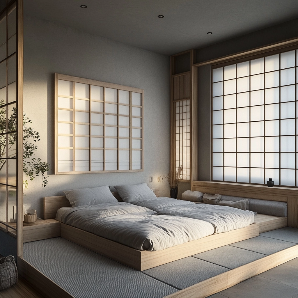 gray farmhouse bedroom 55
