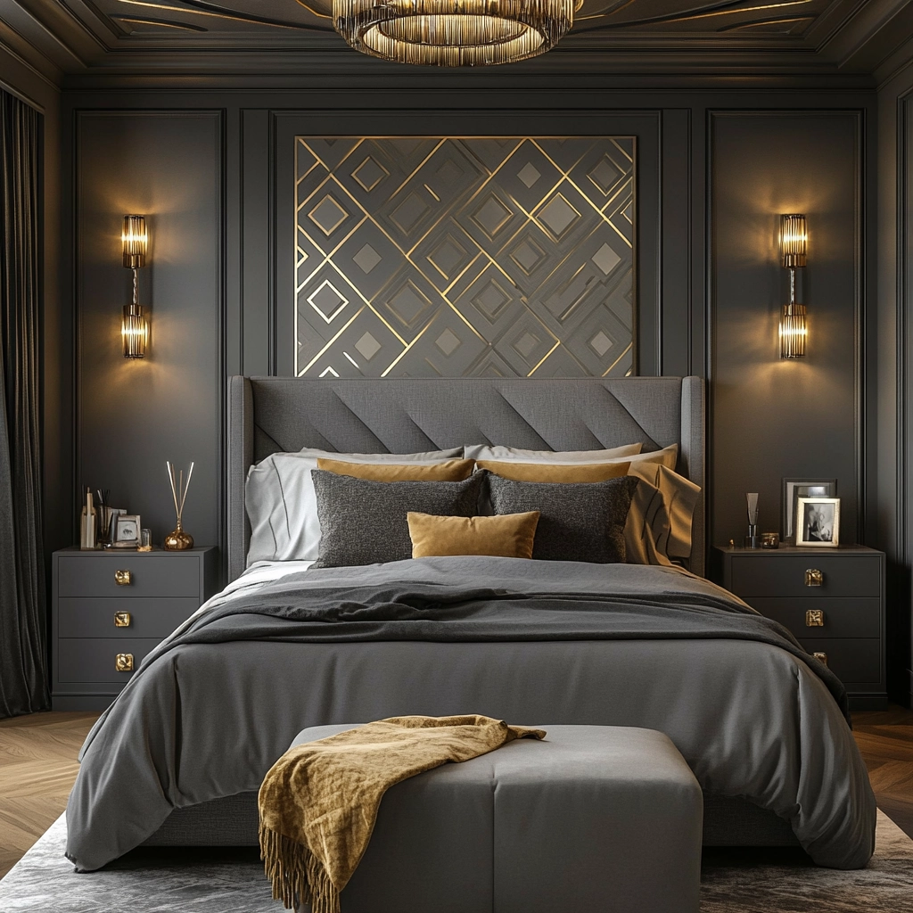 gray farmhouse bedroom 62