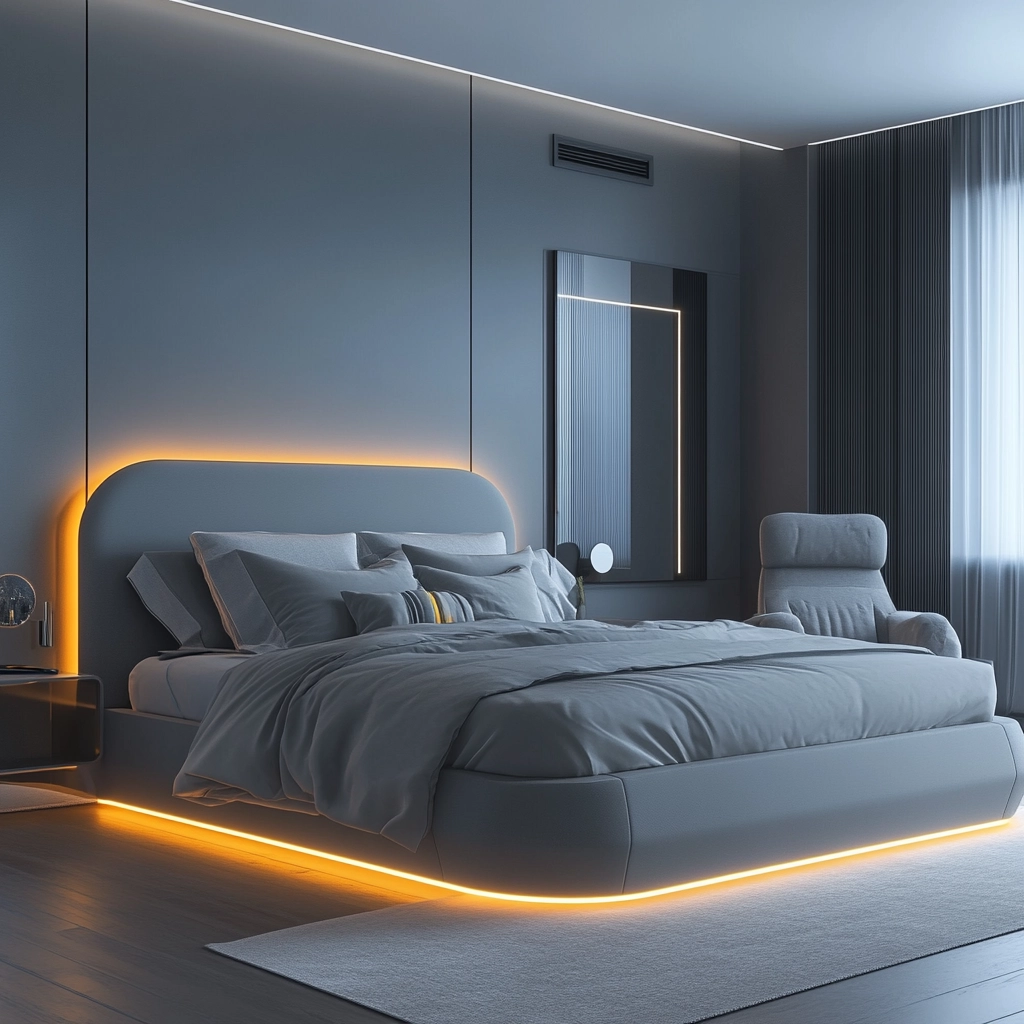 gray farmhouse bedroom 67