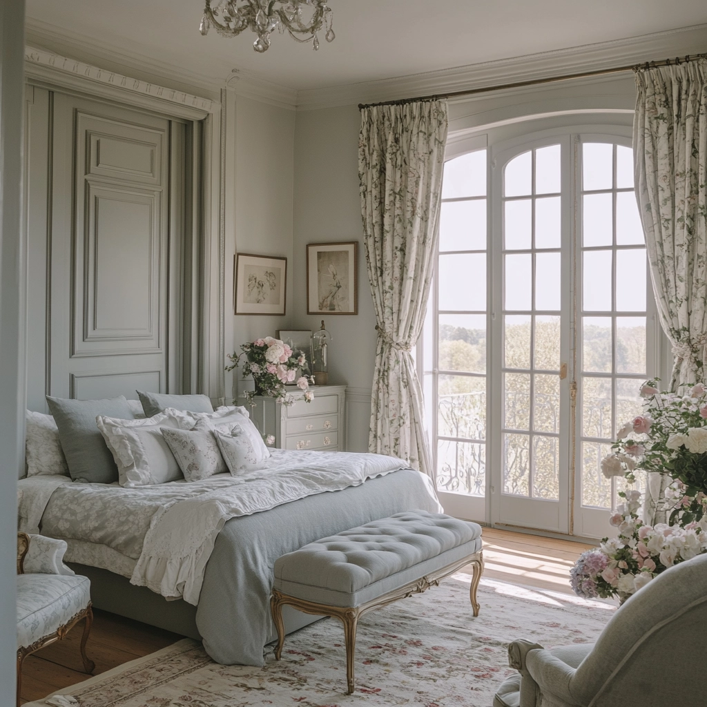 gray farmhouse bedroom 75