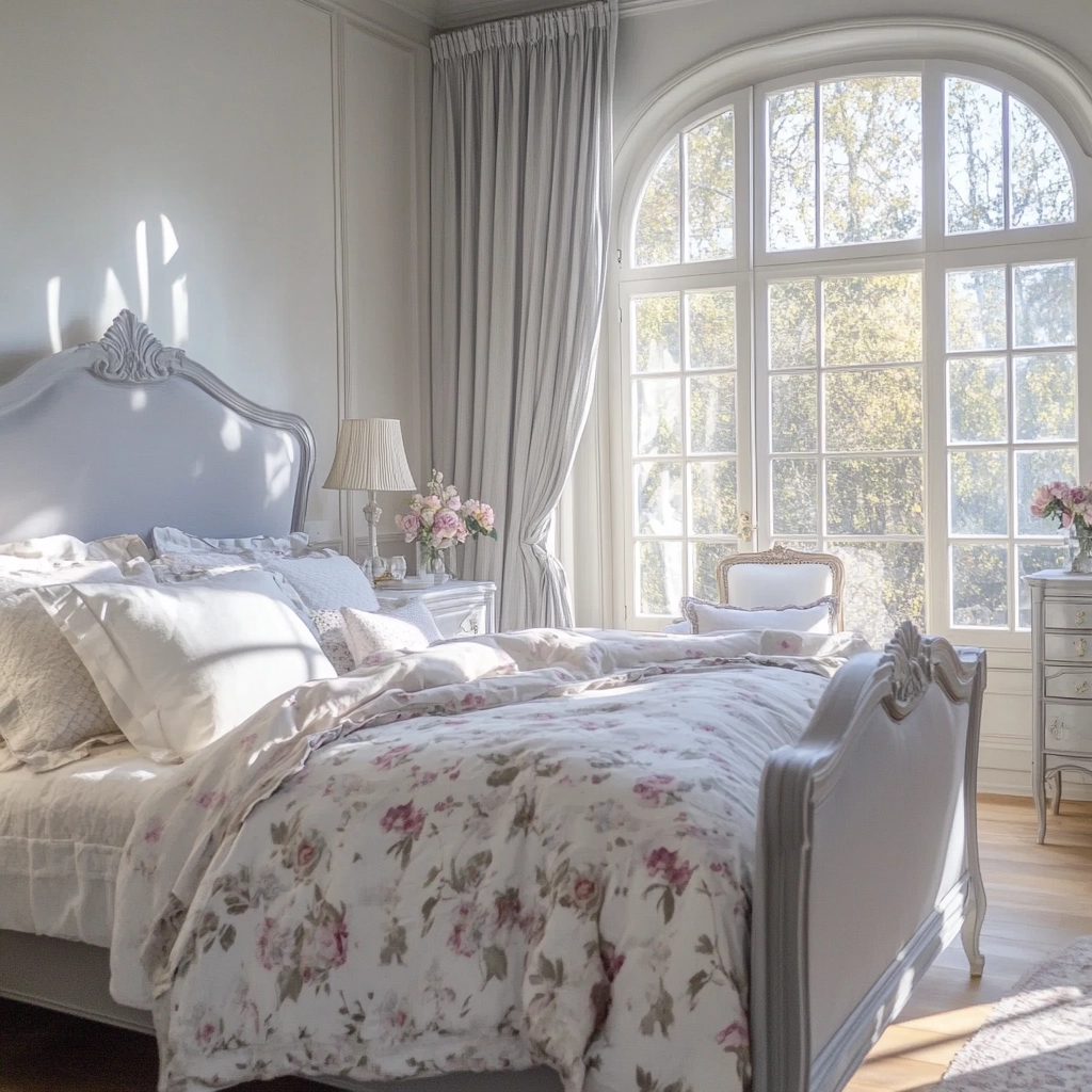 gray farmhouse bedroom 76