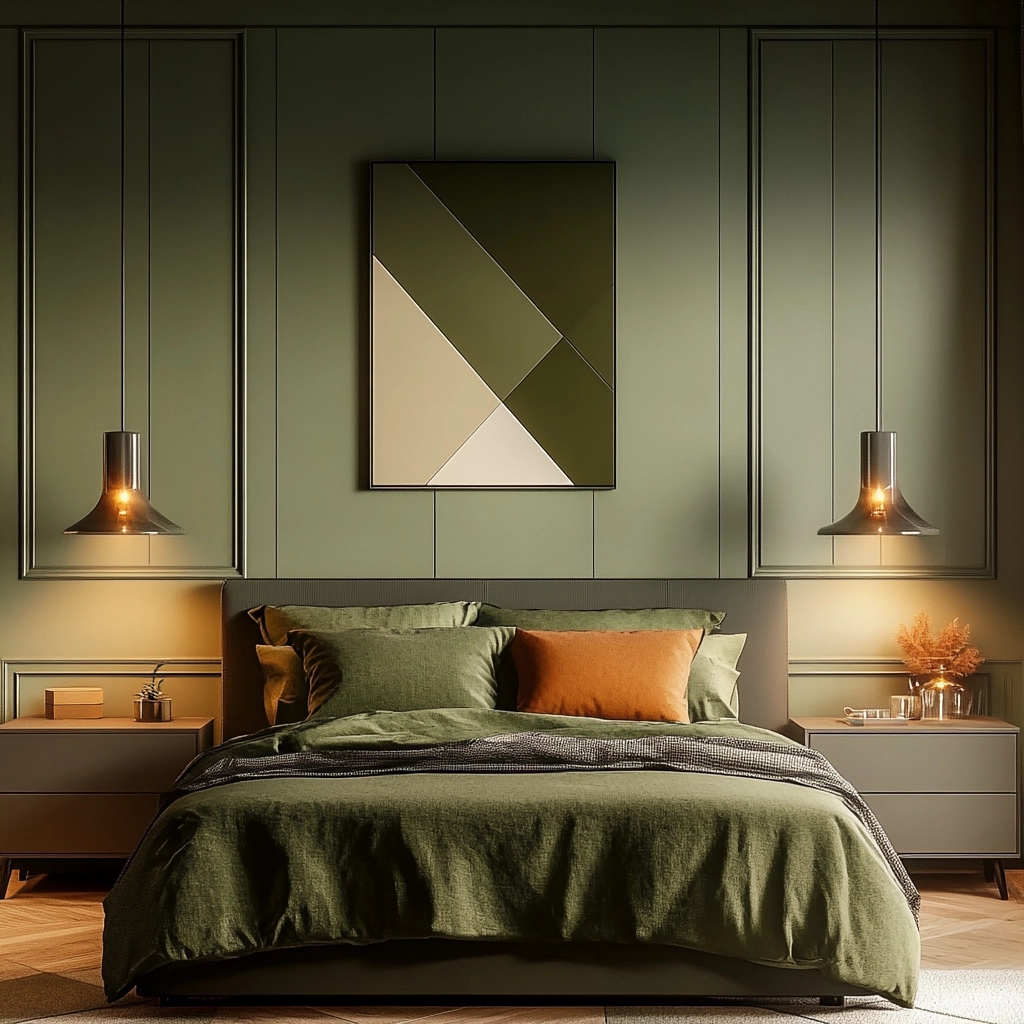 green farmhouse bedroom 9