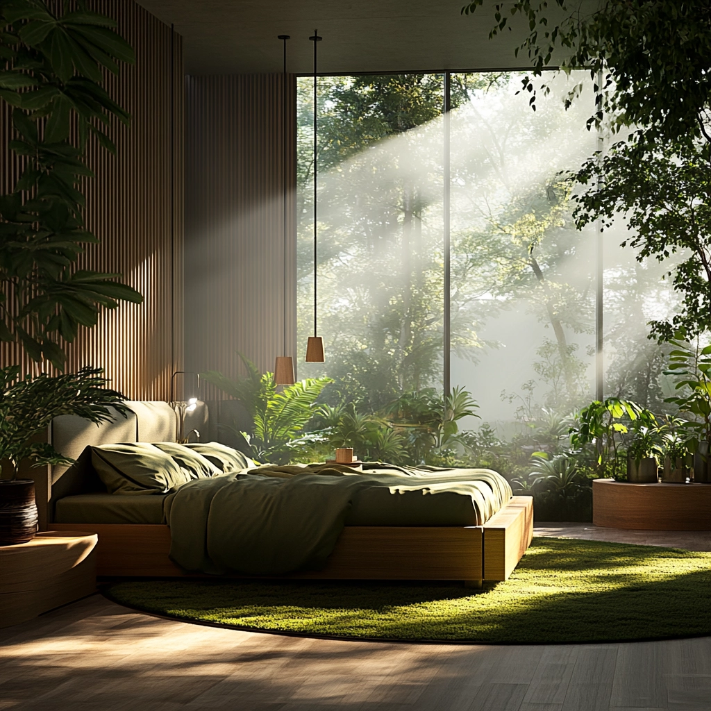green farmhouse bedroom ideas 22