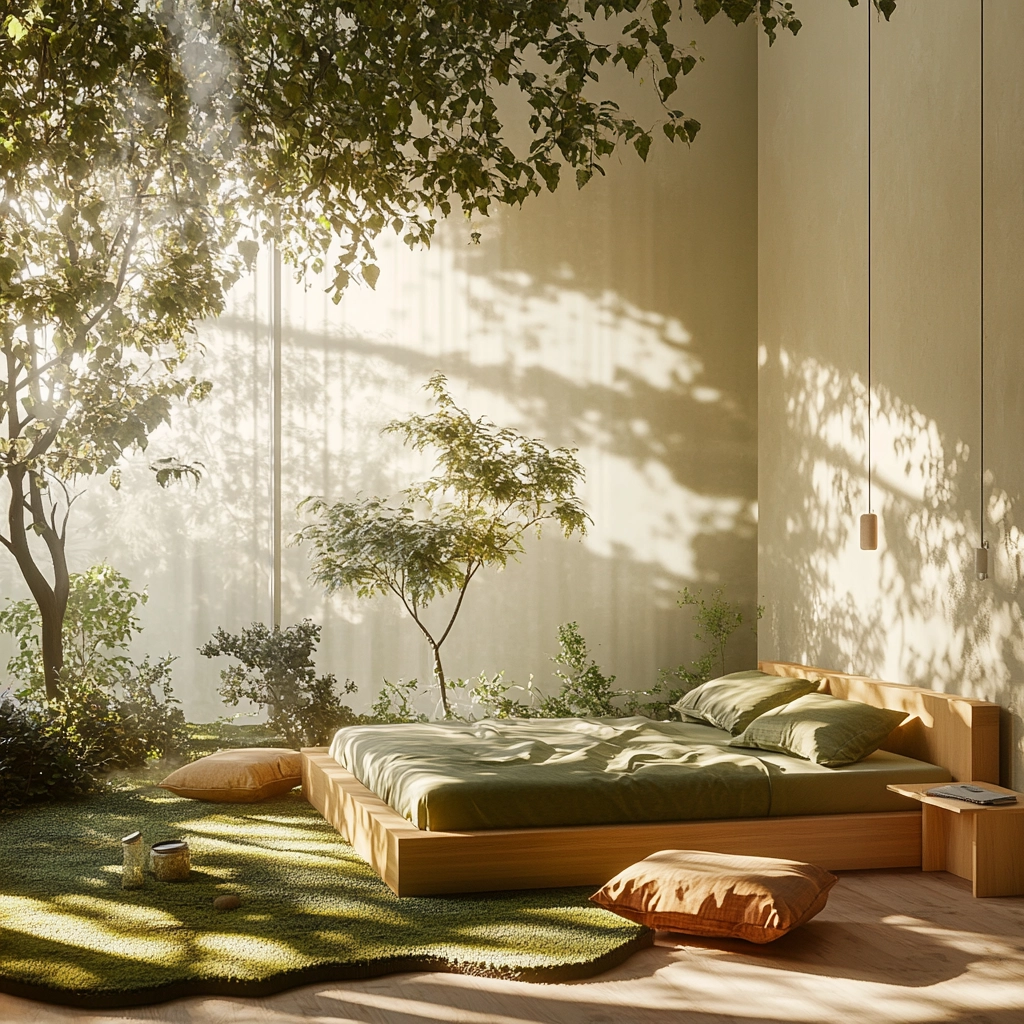 green farmhouse bedroom ideas 24