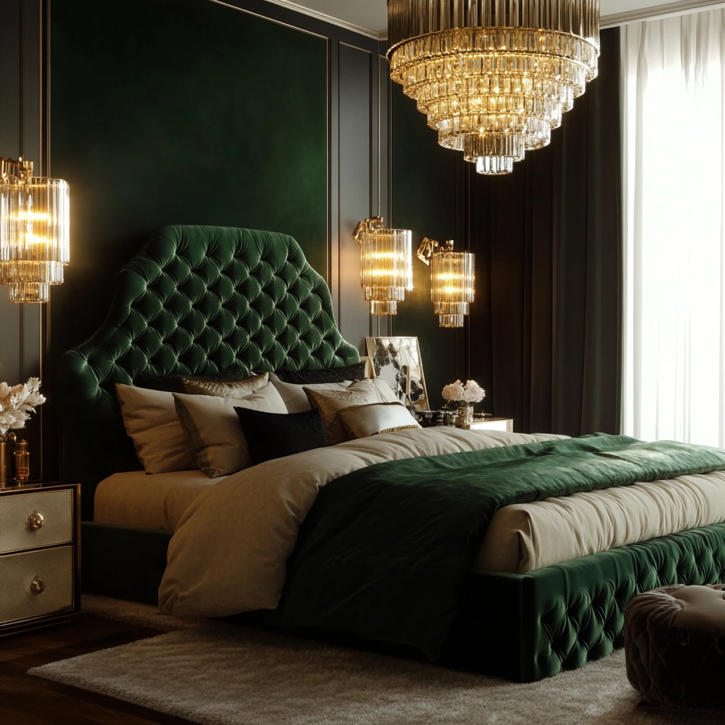 green farmhouse bedroom ideas 45