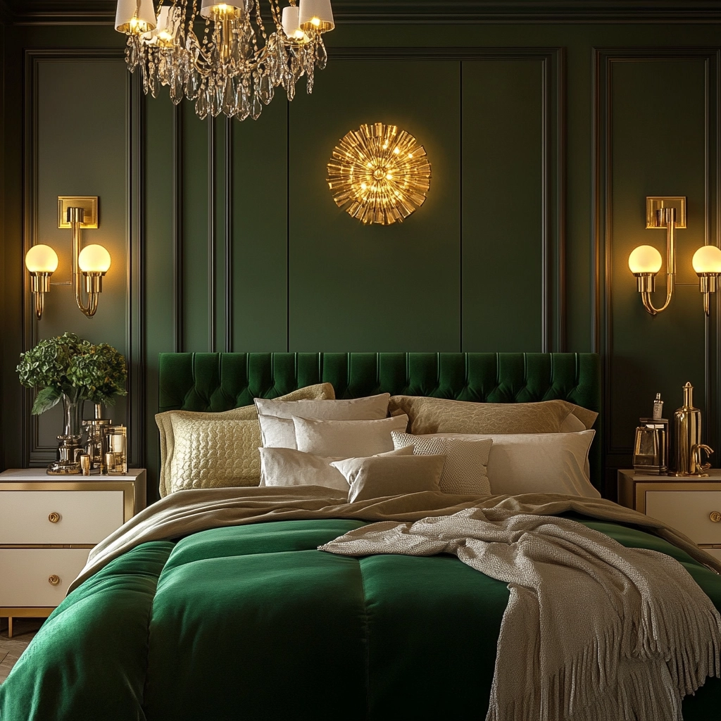green farmhouse bedroom ideas 47