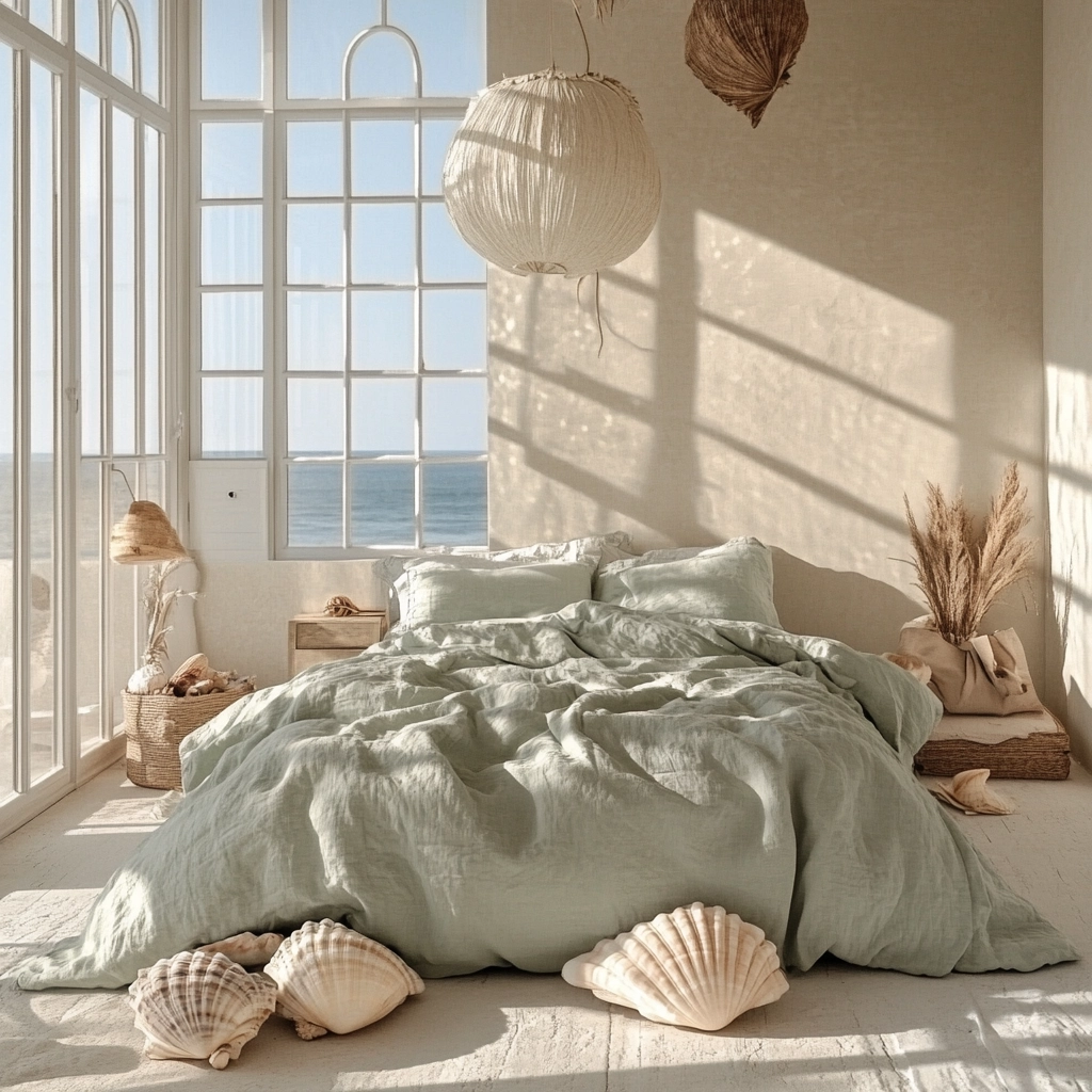 green farmhouse bedroom ideas 52