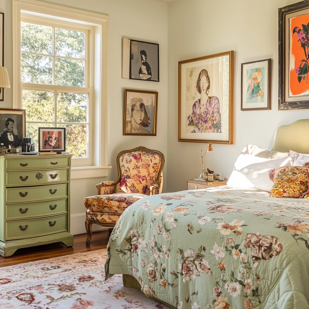 green farmhouse bedroom ideas 56