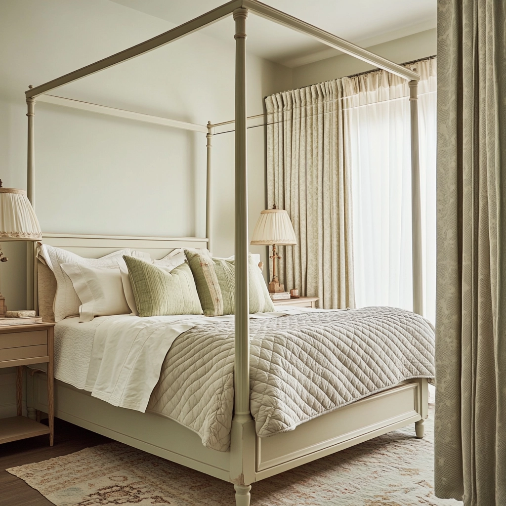 green farmhouse bedroom ideas 62